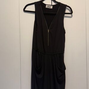 Black Sleeveless Jumpsuit